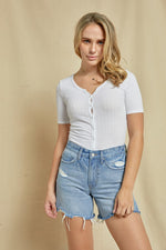 Boyfriend Midi Shorts-Shorts-MICA Denim-Montana-XS-Inspired Wings Fashion