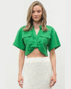 Priciila Top-Tops-Aaron & Amber-Small-Green-Inspired Wings Fashion
