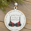 Christmas Wooden Ornaments-Holiday Ornaments-Willow's Corner-Plaid Bra-Inspired Wings Fashion