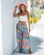 Floral Maxi Pants-pants-Lavender J-Small-Floral-Inspired Wings Fashion