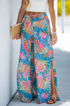 Floral Maxi Pants-pants-Lavender J-Small-Floral-Inspired Wings Fashion