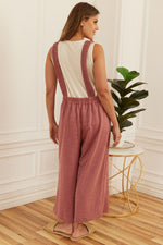 French Terry Jumpsuit-Jumpsuits & Rompers-Hailey & Co-Small-Burgundy-Inspired Wings Fashion