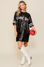 Game Day Sequin Top-Tops-Timing-Small-Black-Inspired Wings Fashion