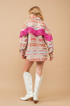 Aztec Western Jacket-Jacket-Blue B-Small-Pink/Blue-Inspired Wings Fashion