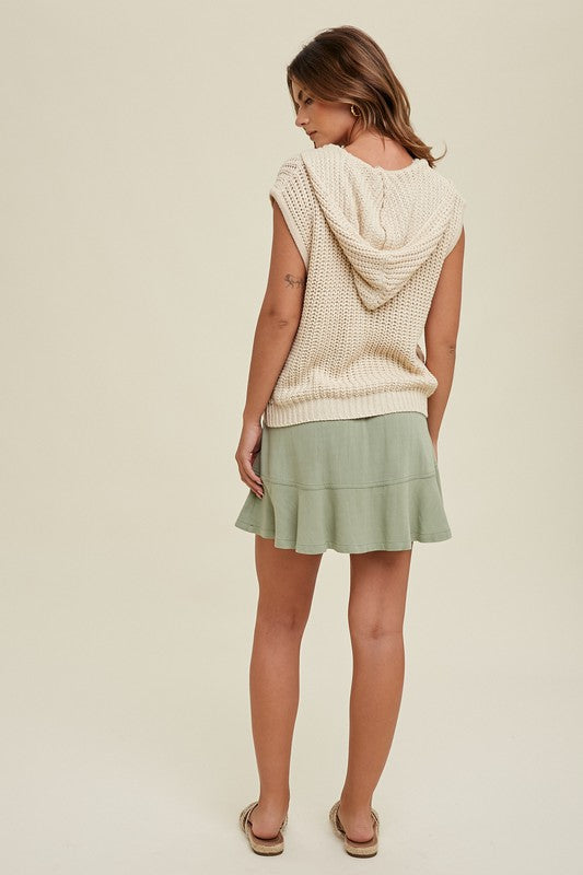 Sweater Hoodie Vest-Vest-Wishlist-Small-Mocha-Inspired Wings Fashion