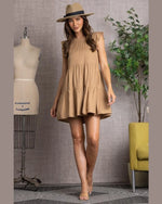 Butterfly Sleeves Dress-Dresses-Very J-Small-Mocha-Inspired Wings Fashion
