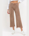 High Rise Crop Wide Leg Jeans-Pants-Vervet-25-Chocolate Malt-Inspired Wings Fashion