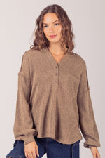 Oversized Hooded Knit Top-Tops-Very J-Small-Mocha-Inspired Wings Fashion