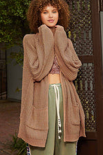 Chenille Cardigan Sweater-Cardigans-POL-Small-Inspired Wings Fashion