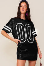 00 Game Day Sequin Top-Tops-Timing-Small-Black-Inspired Wings Fashion