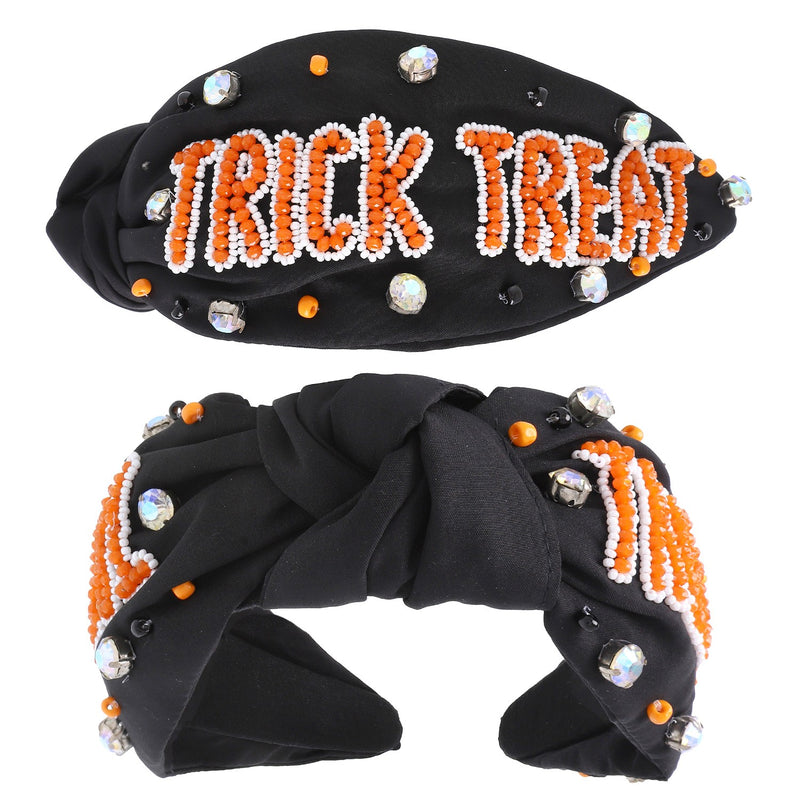 Trick Treat Knotted Headband-headband-Something Special LA-Black-Inspired Wings Fashion