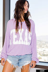 Texas Graphic Sweatshirt-Shirts & Tops-Bucketlist-Small-Lilac-Inspired Wings Fashion
