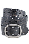 Vintage Embossed Studded Belt-belts-Anzell Accesories-S/M-Black-Inspired Wings Fashion