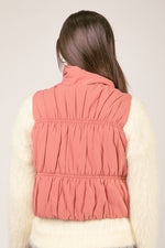 Puffer Crop Vest-Vest-Very J-Small-Blush-Inspired Wings Fashion