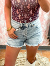 High Rise Shorts-shorts-MICA Denim-Small-Inspired Wings Fashion