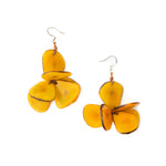 Florence Earrings-Earrings-Tagua by Soraya-Yellow-Inspired Wings Fashion