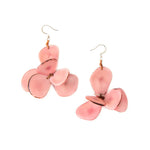 Florence Earrings-Earrings-Tagua by Soraya-Pink-Inspired Wings Fashion