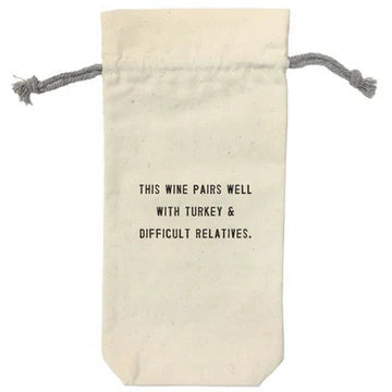 Wine Bags-wine carrier bag-Sugarboo-Wine Pairs Well-Inspired Wings Fashion