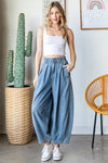 Washed Baggy Pants-Pants-Oli & Hali-Blue-Small-Inspired Wings Fashion