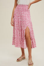 Floral Tiered Midi Skirt-Skirts-Wishlist-Small-Inspired Wings Fashion