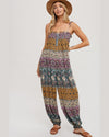 Boho Jumpsuit-Jumpsuit-Bluivy-Small-Gold & Green-Inspired Wings Fashion