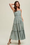 Tiered Ruffle Maxi Dress-Dresses-Wishlist-Small-Sage-Inspired Wings Fashion