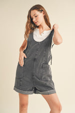Detail Seam Romper-Romper-Wishlist-Small-Charcoal-Inspired Wings Fashion
