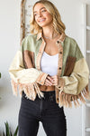 Color Block Jacket-Jacket-Oli & Hali-Olive-Small-Inspired Wings Fashion