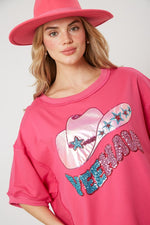 Yeehaw French Terry Top-Shirts & Tops-Fantastic Fawn-Small-Inspired Wings Fashion