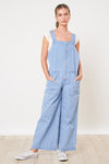 Washed Jumpsuit-Jumpsuits & Rompers-Peach Love California-Small-Blue-Inspired Wings Fashion