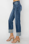 High Rise Straight Jeans-Jeans-Risen Jeans-0-Inspired Wings Fashion