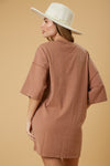 Western Boot Tee Dress-Dresses-Fantastic Fawn-Small-Brown-Inspired Wings Fashion