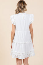 Frilly Dress-Dresses-Jodifl-Off White-Small-Inspired Wings Fashion