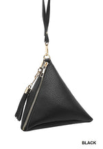 Pyramid Wristlet Bag-Bag and Purses-Zenana-Black-Inspired Wings Fashion