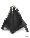 Pyramid Wristlet Bag-Bag and Purses-Zenana-Black-Inspired Wings Fashion