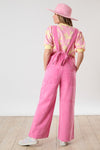 Washed Jumpsuit-Jumpsuits & Rompers-Peach Love California-Small-Pink-Inspired Wings Fashion