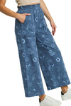 Cowgirl Graphic Pants-Pants-Umgee-Small-Denim-Inspired Wings Fashion