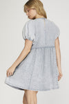 Short Sleeve Garment Wash Twill Dress-Dresses-She+Sky-Small-Taupe-Inspired Wings Fashion