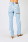 HW Destroy 90's Straight-Jeans-Judy Blue-1 (25)-Inspired Wings Fashion