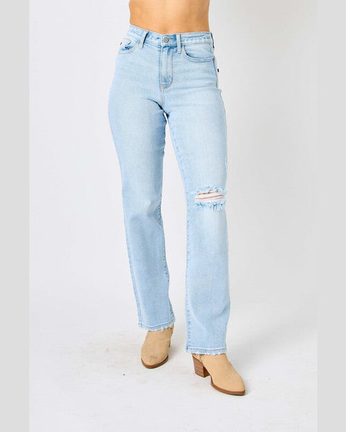HW Destroy 90's Straight-Jeans-Judy Blue-1 (25)-Inspired Wings Fashion