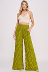 Textured Wide Leg Pants-Pants-Jade by Jane-Olive-Inspired Wings Fashion