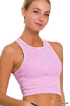 Ribbed Racerback Cropped Tank Top-Shirts & Tops-Zenana-Mauve-SM/MD-Inspired Wings Fashion