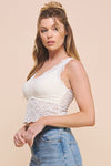 Scallop Lace Bralette-Bralettes-Allie Rose-Black-S/M-Inspired Wings Fashion