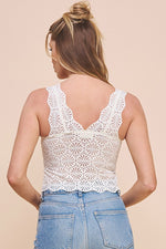 Scallop Lace Bralette-Bralettes-Allie Rose-Black-S/M-Inspired Wings Fashion