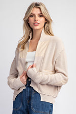 Elbow Patch Cardigan-Cardigans-Eesome-Oatmeal-Small-Inspired Wings Fashion