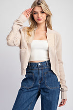 Elbow Patch Cardigan-Cardigans-Eesome-Oatmeal-Small-Inspired Wings Fashion