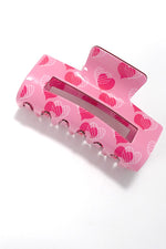 Valentine Claw Clip-Hair Accessories-JOSSLYN by Wall to Wall-Pink Heart-Inspired Wings Fashion