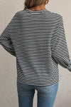 Drop Shoulder Stripe Top-Shirts & Tops-Kentce-Pink-Small-Inspired Wings Fashion