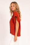 Turtle Neck Sweater Vest-Sweaters-Heyson-Rust-Small-Inspired Wings Fashion