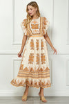 Print Midi Dress-Dress-See and Be Seen-Cream-Small-Inspired Wings Fashion